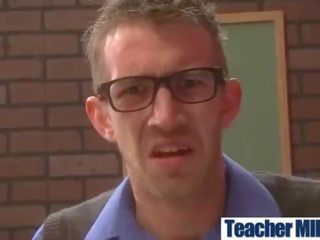 Sensational Busty Teacher (eva karera) Give dirty movie Lesson To Student clip-15