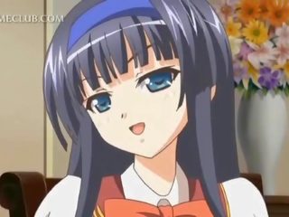 3d anime mademoiselle teasing member gets pussy licked in return